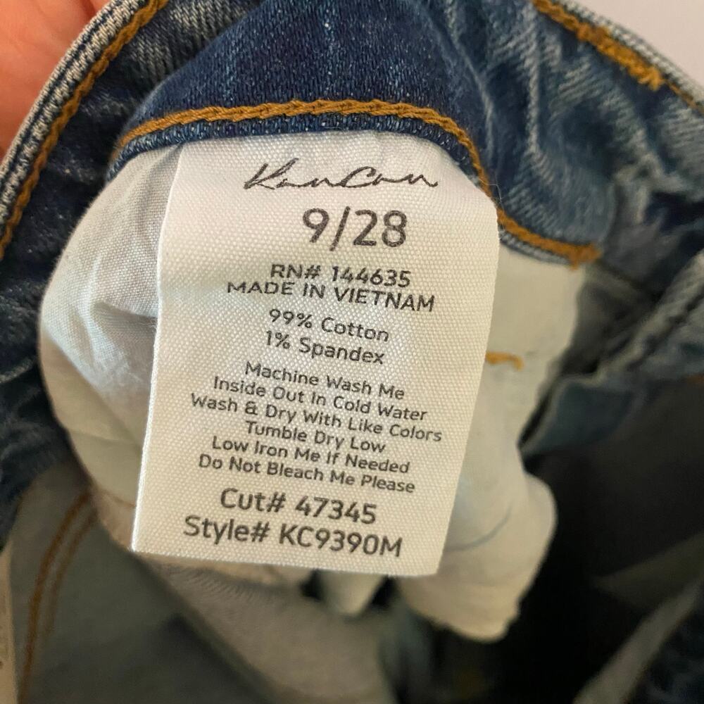 NWT KanCan Barrel Leg High Rise Horseshoe Fit Jeans Medium Wash Women's 9 / 28 - Picture 13 of 13